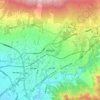 Carte topographique 御代田町, altitude, relief