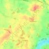 Carte topographique Quern-Bargfeld, altitude, relief