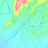 Carte topographique Pollo, altitude, relief