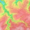 Carte topographique Alzen, altitude, relief