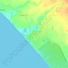 Carte topographique Engabao, altitude, relief