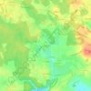 Carte topographique Le Gailland, altitude, relief
