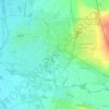 Carte topographique Les Maillots, altitude, relief