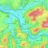 Carte topographique Theten, altitude, relief