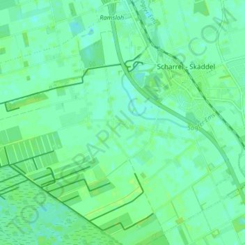 Carte topographique Bätholt, altitude, relief