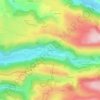 Carte topographique Conches, altitude, relief