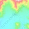 Carte topographique La Higuera, altitude, relief