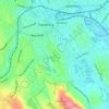 Carte topographique Deer Hill, altitude, relief