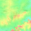 Carte topographique Dapaong, altitude, relief