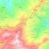 Carte topographique Shilan 1, altitude, relief