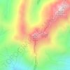 Carte topographique Mount Ellinor, altitude, relief