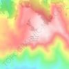 Carte topographique Kelly Creek Mountain, altitude, relief