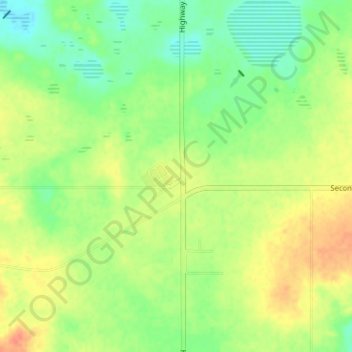 Carte topographique Jenner, altitude, relief