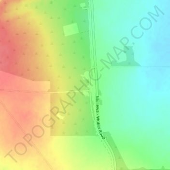 Carte topographique Caron, altitude, relief