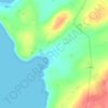 Carte topographique Sandwick, altitude, relief