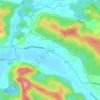 Carte topographique Mulgao, altitude, relief