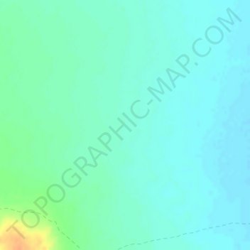 Carte topographique Cosmo Newbery, altitude, relief