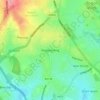 Carte topographique Kingstanding, altitude, relief
