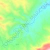 Carte topographique Taghrout, altitude, relief