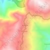 Carte topographique Yacupampa, altitude, relief