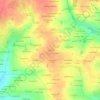 Carte topographique Les Frotz, altitude, relief