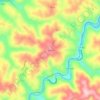 Carte topographique Tarpon, altitude, relief