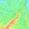 Carte topographique Zalău, altitude, relief