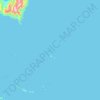 Carte topographique Laseinie Islands, altitude, relief