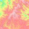 Carte topographique Bungle Bungle Range, altitude, relief