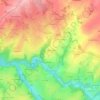 Carte topographique Le Grand Drablet, altitude, relief