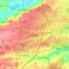 Carte topographique Corby, altitude, relief