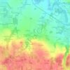 Carte topographique Le Gage, altitude, relief