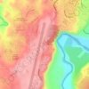 Carte topographique Westgate Highland, Palalan, Lumbia, CDO, altitude, relief