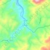 Carte topographique Tiger Valley, altitude, relief