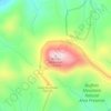 Carte topographique Buffalo Mountain, altitude, relief
