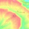 Carte topographique Black Jack Mountain, altitude, relief