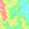 Carte topographique Quebra Ossos, altitude, relief
