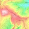 Carte topographique Mountain, altitude, relief