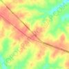 Carte topographique Flood, altitude, relief