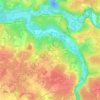 Carte topographique Le Moulinier, altitude, relief