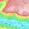 Carte topographique Tincourt, altitude, relief