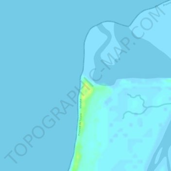 Carte topographique Tanjon’ Ankarana, altitude, relief