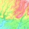 Carte topographique Chilamate, altitude, relief