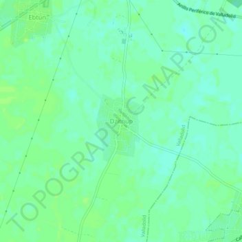 Carte topographique Dzitnup, altitude, relief