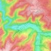 Carte topographique Malsbenden, altitude, relief