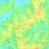 Carte topographique Chazelles, altitude, relief