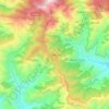Carte topographique Chakrata, altitude, relief