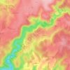 Carte topographique Lherm, altitude, relief