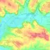 Carte topographique Les Andrieux, altitude, relief