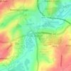 Carte topographique Little Irchester, altitude, relief